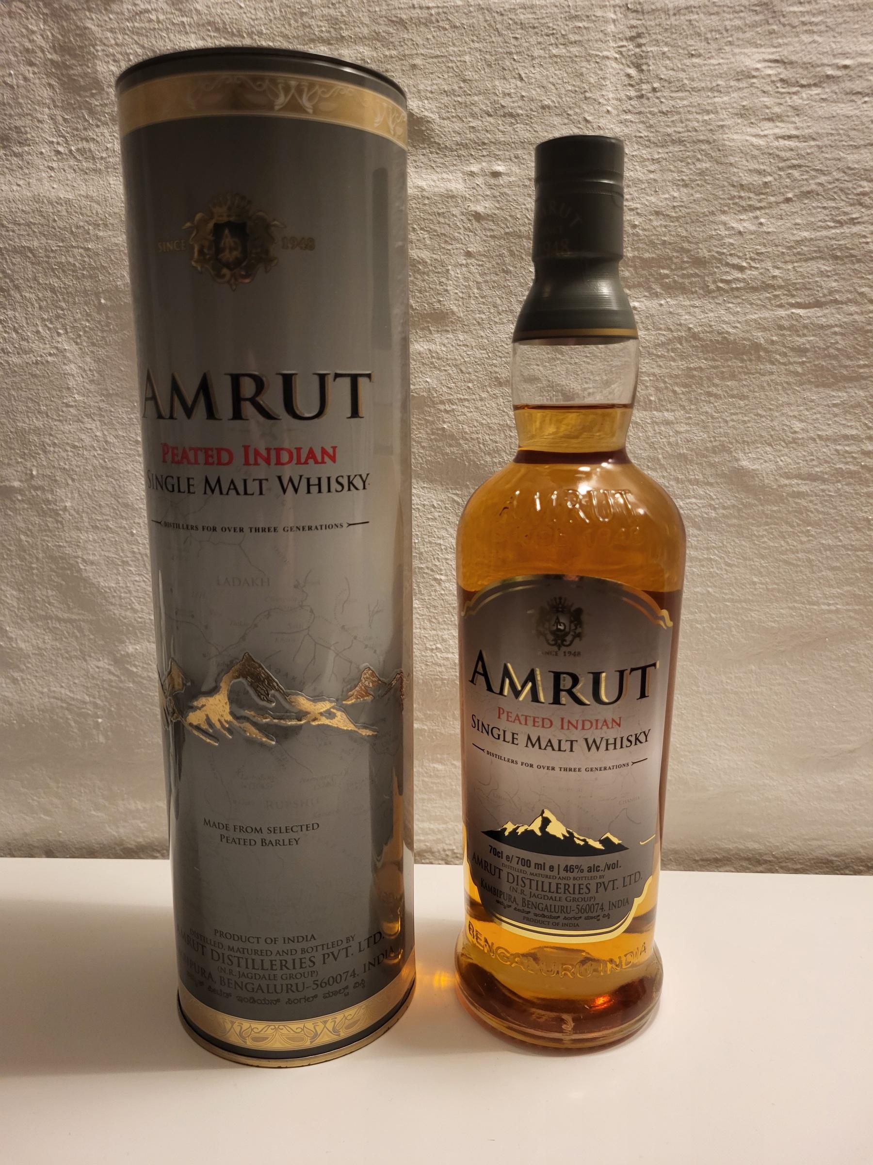 Amrut Peated Indian Single Malt Whisky